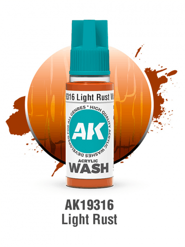 AK Wash (Light Rust) - Farbton: helles Rostrot