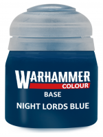 Warhammer Colour Base Paint (Night Lords Blue) - Grundfarbe, Blau