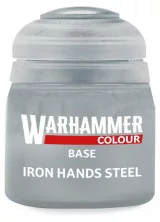 Citadel Base Paint (Iron Hands Steel) - Grundfarbe, Grau