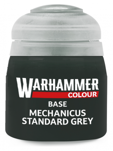 Warhammer Colour Base Paint (Mechanicus Standard Grey) - Grundfarbe, Grau