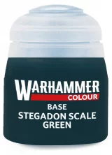 Warhammer Colour Base Paint (Stegadon Scale Green) - Grundfarbe, Grün