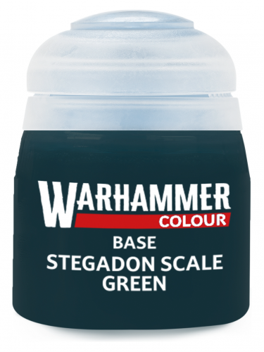 Warhammer Colour Base Paint (Stegadon Scale Green) - Grundfarbe, Grün
