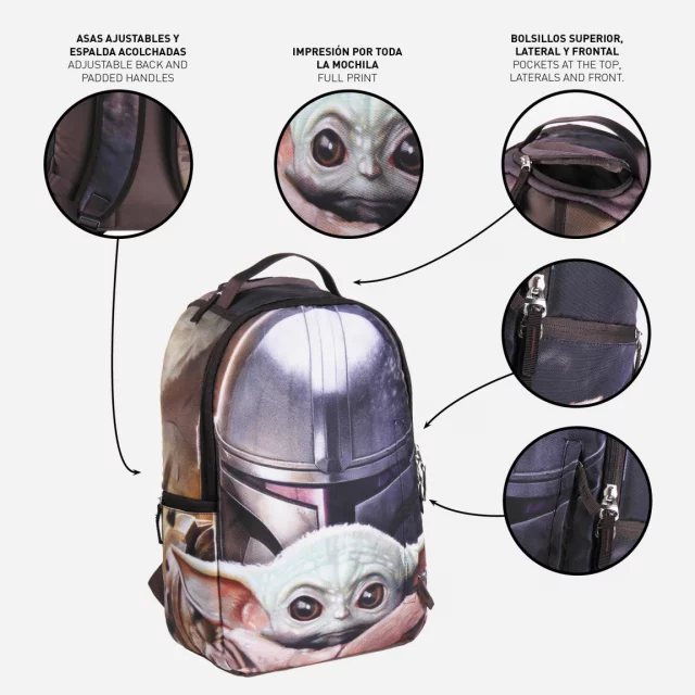 Rucksack Star Wars: The Mandalorian - Lässiger Urbaner Rucksack