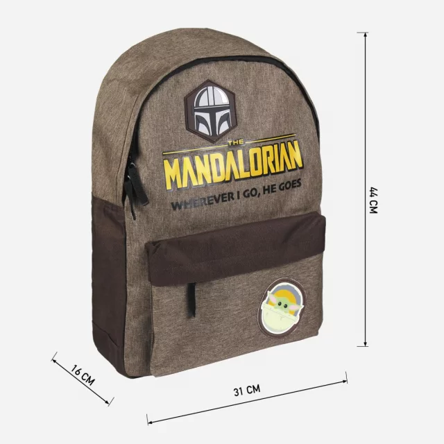 Rucksack Star Wars: The Mandalorian - Wherever I Go, He Goes