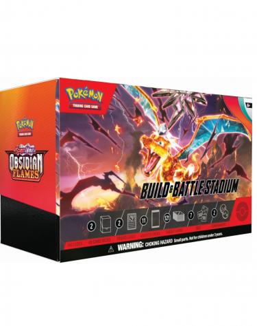 Kartenspiel Pokémon TCG: Scarlet & Violet - Obsidian Flames Build & Battle Stadium (ENGLISCHE VERSION)