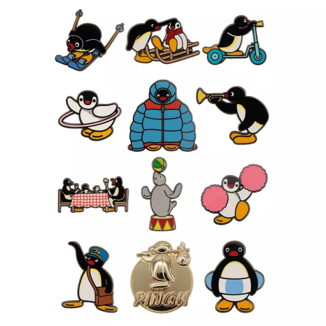 Ansteckpin Pingu - Mystery Pack (zufällige Auswahl) - Figuren