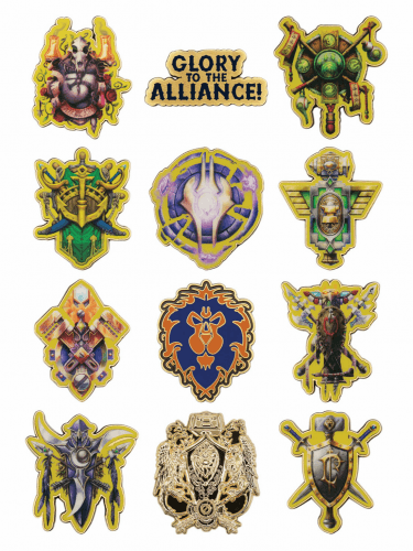 Ansteckpin World of Warcraft - Alliance (zufällige Auswahl)