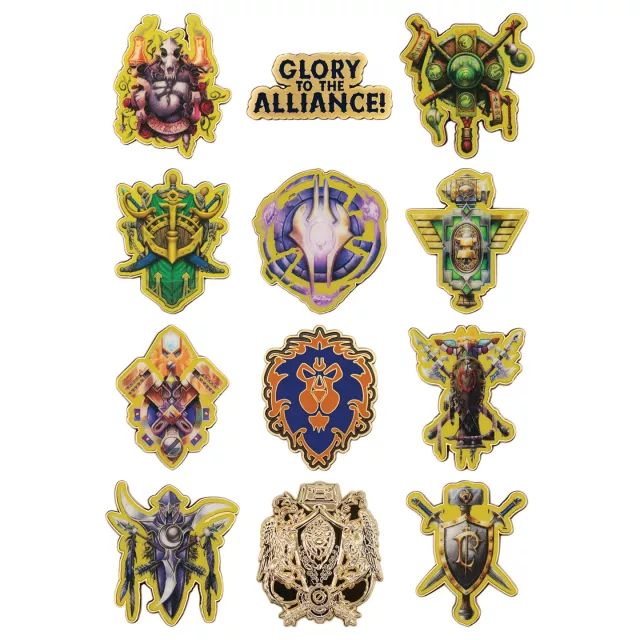 Ansteckpin World of Warcraft - Alliance (zufällige Auswahl) - Figuren
