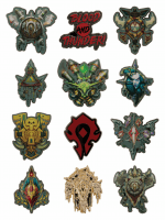 Ansteckpin World of Warcraft - Horde (zufällige Auswahl)