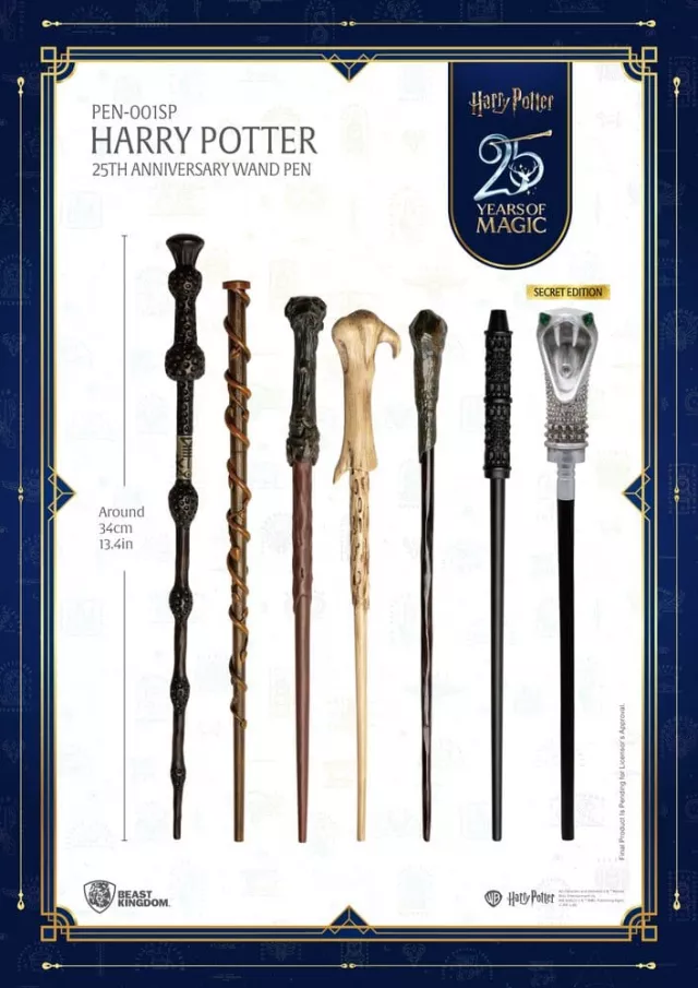 Kugelschreiber Harry Potter - Wand Blind Box 25th Anniversary (zufällige Auswahl)