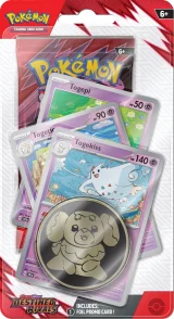 Karetní hra Pokémon TCG: Scarlet & Violet - Destined Rivals Premium Checklane Blister booster (Togekiss)