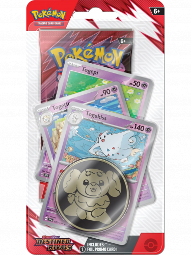 Kartenspiel Pokémon TCG: Scarlet & Violet - Destined Rivals Premium Checklane Blister Booster (Togekiss) (ENGLISCHE VERSION)