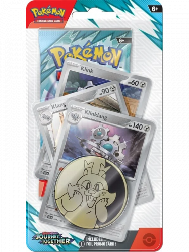 Kartenspiel Pokémon TCG: Scarlet & Violet - Journey Together Premium Checklane Blister Booster (Klinklang) (ENGLISCHE VERSION)