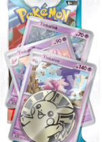 Kartenspiel Pokémon TCG: Scarlet & Violet - Paradox Rift Premium Checklane Blister Booster (Tinkaton) (ENGLISCHE VERSION)