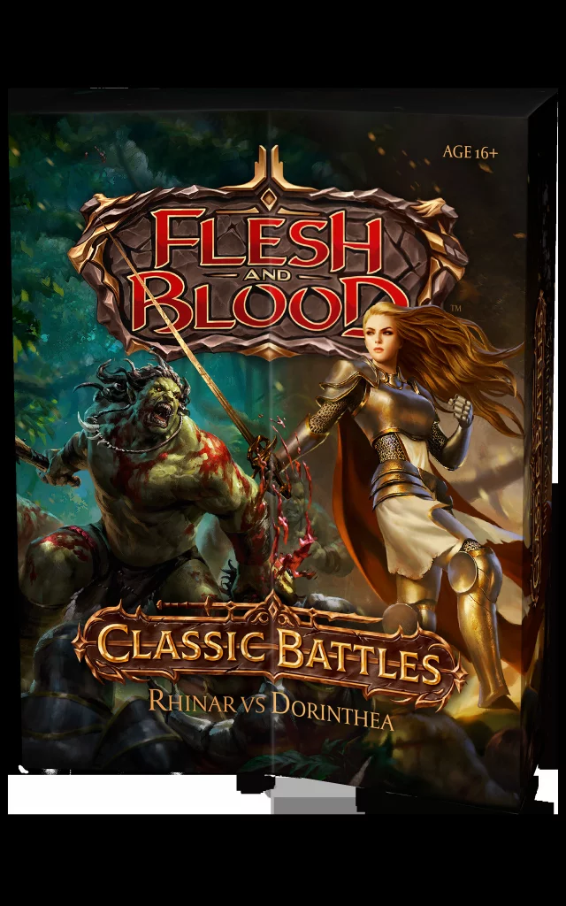 Kartenspiel Flesh and Blood TCG: Classic Battles - Rhinar vs Dorinthea (beschädigte Verpackung) (ENGLISCHE VERSION) - TCG Sammelkartenspiel