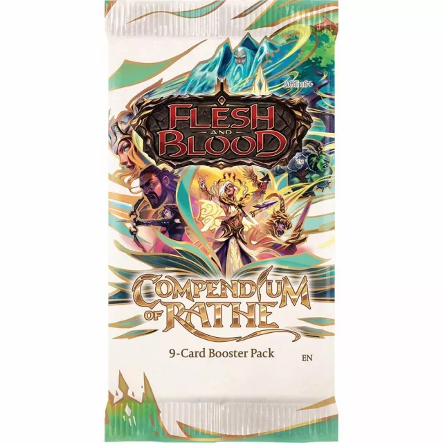 Kartenspiel Flesh and Blood TCG: Compendium of Rathe - Booster (ENGLISCHE VERSION) - TCG Sammelkartenspiel