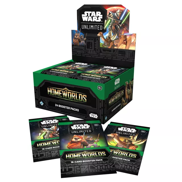 Kartenspiel Star Wars: Unlimited - Homeworlds Booster Box (24 Booster) - TCG Sammelkartenspiel