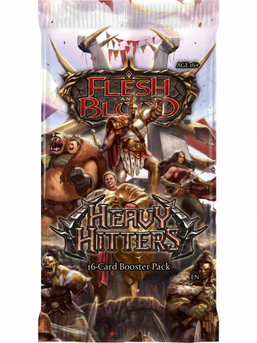 Kartenspiel Flesh and Blood TCG: Heavy Hitters - Booster Pack (ENGLISCHE VERSION)