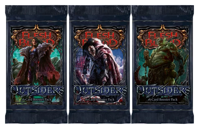 Kartenspiel Flesh and Blood TCG: Outsiders - Booster (ENGLISCHE VERSION) - TCG Sammelkartenspiel