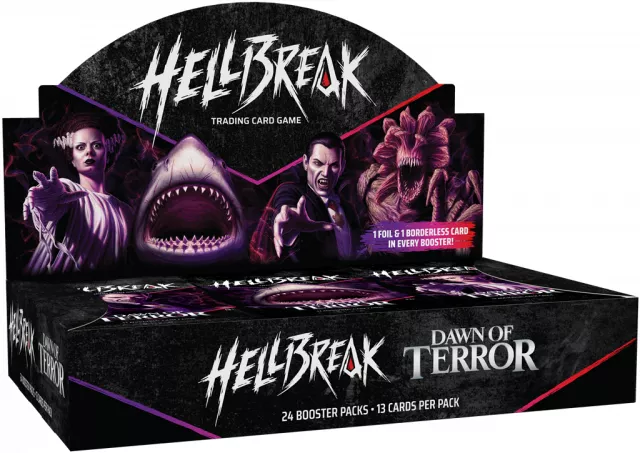 Kartenspiel Hellbreak TCG: Dawn of Terror - Booster Box (24 Booster) (ENGLISCHE VERSION) - TCG Sammelkartenspiel