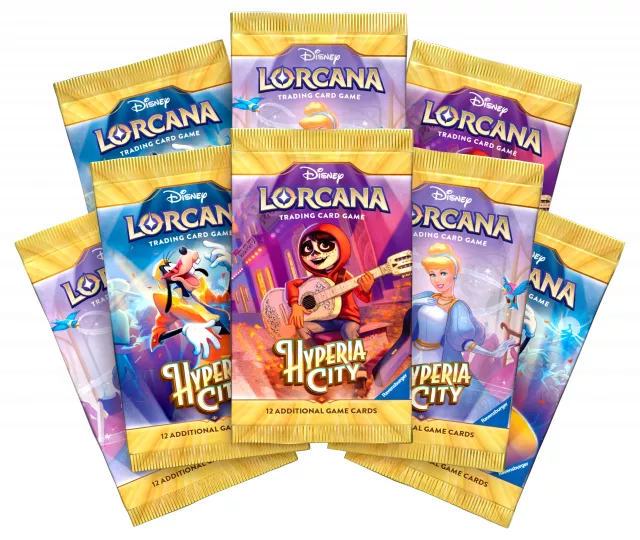 Kartenspiel Lorcana: Hyperia City Booster (12 Karten) - Disney