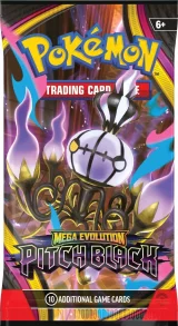 Kartenspiel Pokémon TCG: Mega Evolution - Pitch Black Booster (10 Karten) (ENGLISCHE VERSION) - TCG Sammelkartenspiel