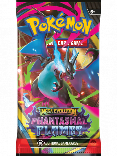 Kartenspiel Pokémon TCG: Mega Evolution - Phantasmal Flames Booster (10 Karten) (ENGLISCHE VERSION)