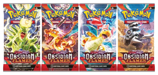 Kartenspiel Pokémon TCG: Scarlet & Violet - Obsidian Flames Checklane Blister booster (Wooper) (ENGLISCHE VERSION) - TCG Sammelkartenspiel