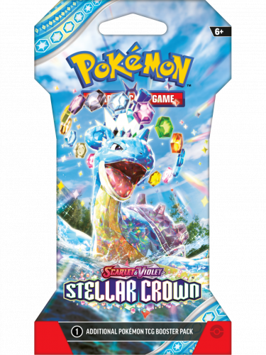 Kartenspiel Pokémon TCG: Scarlet & Violet - Stellar Crown 1 Blister Booster (10 Karten) (ENGLISCHE VERSION)