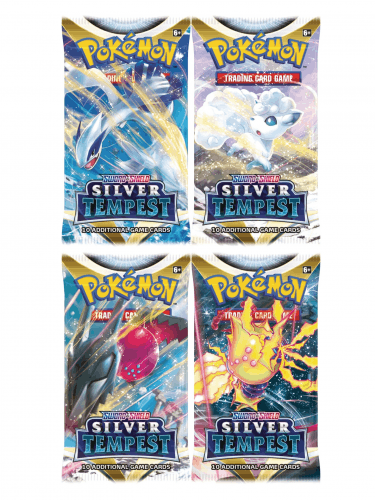 Kartenspiel Pokémon TCG: Sword & Shield Silver Tempest - booster (10 Karten) (ENGLISCHE VERSION)