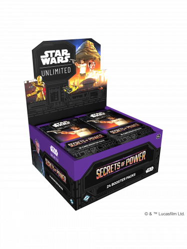 Kartenspiel Star Wars: Unlimited - Secrets of Power Booster Box (24 Booster) (ENGLISCHE VERSION)