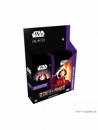 Kartenspiel Star Wars: Unlimited - Secrets of Power Carbonite Booster Box (12 Booster) (ENGLISCHE VERSION)