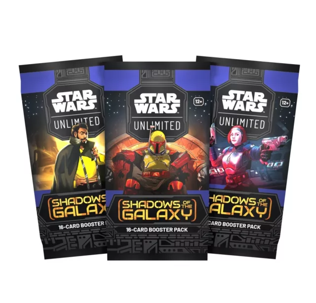 Kartenspiel Star Wars: Unlimited - Shadows of the Galaxy Booster (16 Karten) (ENGLISCHE VERSION) - TCG Sammelkartenspiel