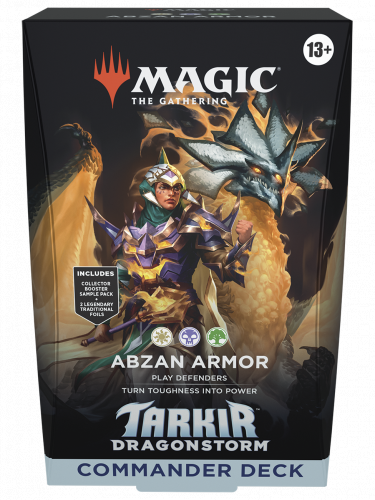 Kartenspiel Magic: The Gathering Tarkir: Dragonstorm - Abzan Armor Commander Deck (ENGLISCHE VERSION)