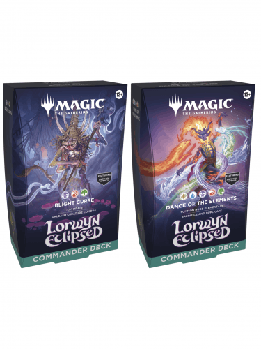 Vorteilhaftes Set Magic: The Gathering Lorwyn Eclipsed - Dance of the Elements Commander Deck + Blight Curse Commander Deck