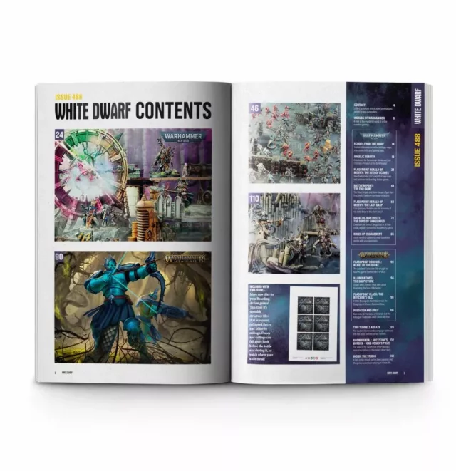 Magazin White Dwarf 2023/6 (Issue 489) + Boarding Action Structure Tiles - Warhammer