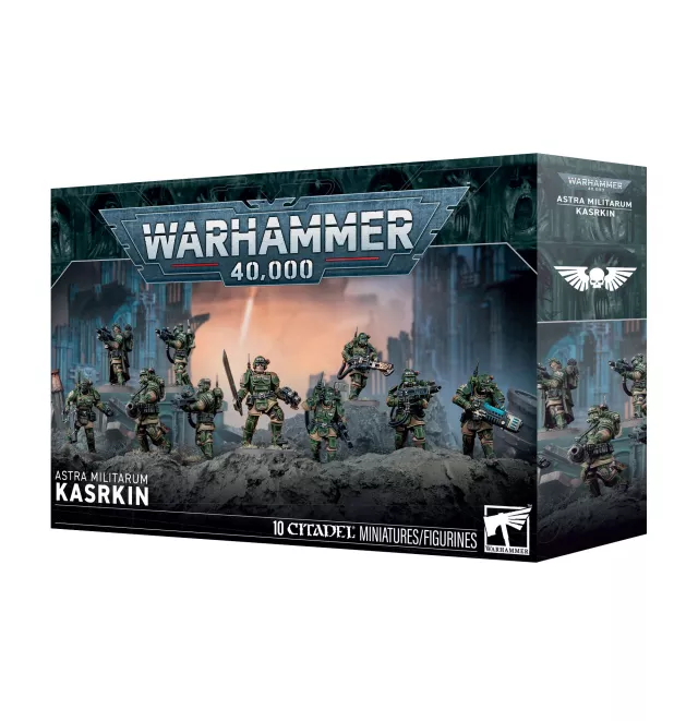 W40k: Astra Militarum - Kasrkin (10 Figuren) - Brettspiel