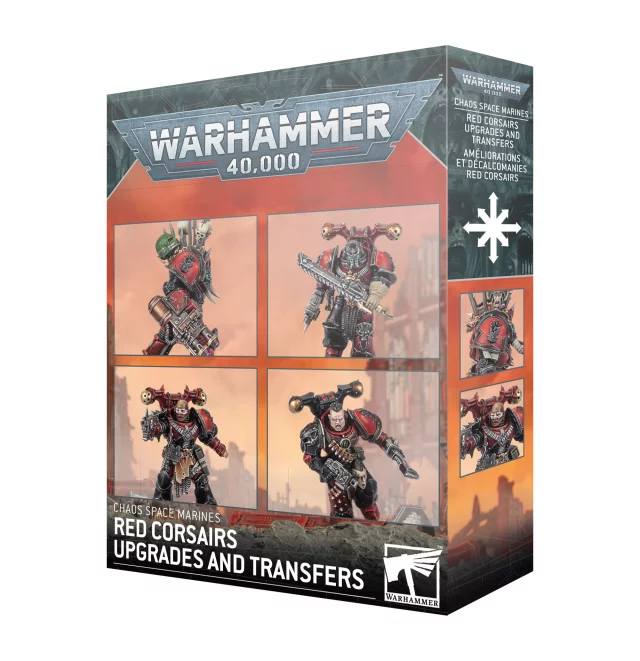 W40k: Chaos Space Marine - Red Corsairs Upgrades and Transfers - Brettspiel