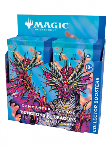 Kartenspiel Magic: The Gathering Commander Legends D&D: Battle for Baldur's Gate - Collector Booster Box (12 Booster) (ENGLISCHE VERSION)