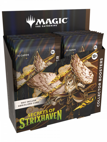 Kartenspiel Magic: The Gathering Secrets of Strixhaven - Collector Booster Box (12 Booster)