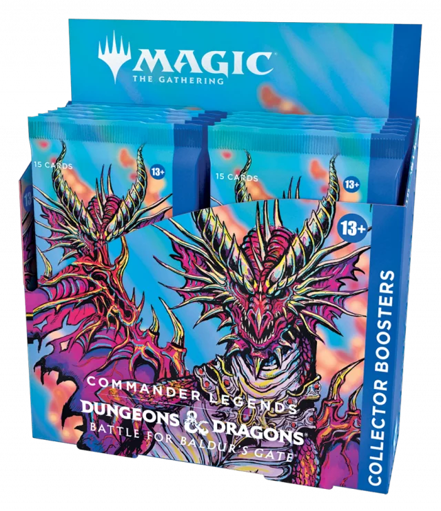 Kartenspiel Magic: The Gathering Commander Legends D&D: Battle for Baldur's Gate - Collector Booster Box (12 Booster) (ENGLISCHE VERSION) - Magic The Gathering
