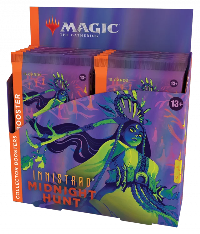 Kartenspiel Magic: The Gathering Innistrad: Midnight Hunt - Japanischer Collector Booster (15 Karten) (ENGLISCHE VERSION) - Magic The Gathering