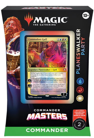 Kartenspiel Magic: The Gathering Commander Masters - Planeswalker Party (Kommandantendeck) (ENGLISCHE VERSION)