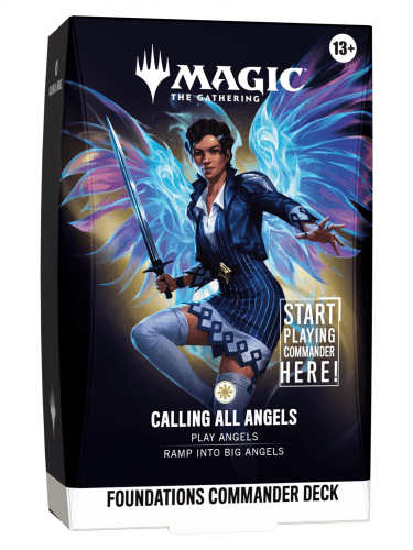 Kartenspiel Magic: The Gathering - Foundations Commander Deck - Calling All Angels
