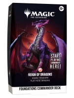 Kartenspiel Magic: The Gathering - Foundations Commander Deck - Reign of Dragons
