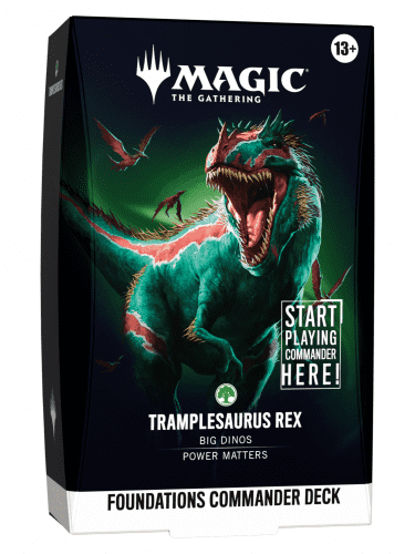 Kartenspiel Magic: The Gathering - Foundations Commander Deck - Tramplesaurus Rex