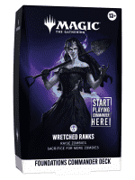 Kartenspiel Magic: The Gathering - Foundations Commander Deck - Wretched Ranks