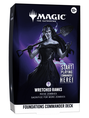 Kartenspiel Magic: The Gathering - Foundations Commander Deck - Wretched Ranks
