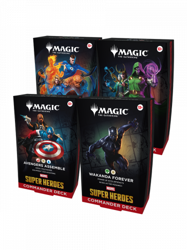 Kartenspiel Magic: The Gathering Marvel Super Heroes - Commander Deck Set