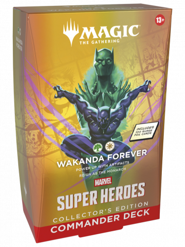 Kartenspiel Magic: The Gathering Marvel Super Heroes - Wakanda Forever Commander Deck Collector's Edition